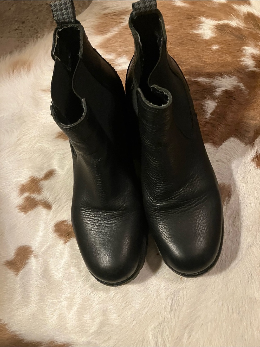 BULL BOXER Leather Ankle Booties - Classic Slip-On Chelsea Style